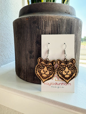 Tiger Earrings