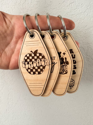 Laser Engraved Keychains