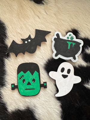 6 Pack Mini Halloween Magnets (Magnets already included on back)