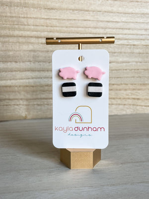 Light Pink Pig Stud Pack